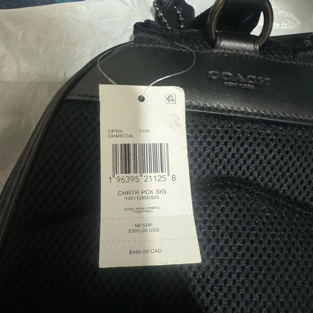 New coach cross body bag. It is black and un-used. - Picture 3 of 3